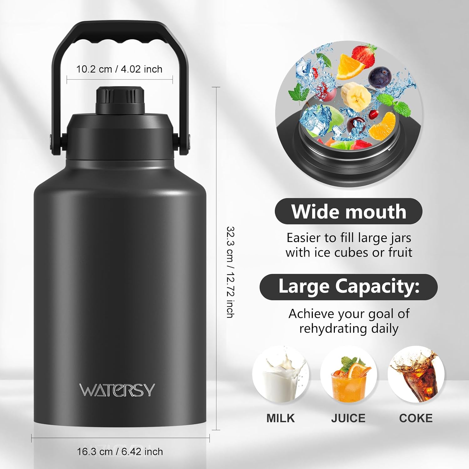 Thumbnail 4 de Watersy 1-Gallon Insulated Water Bottle ⚡