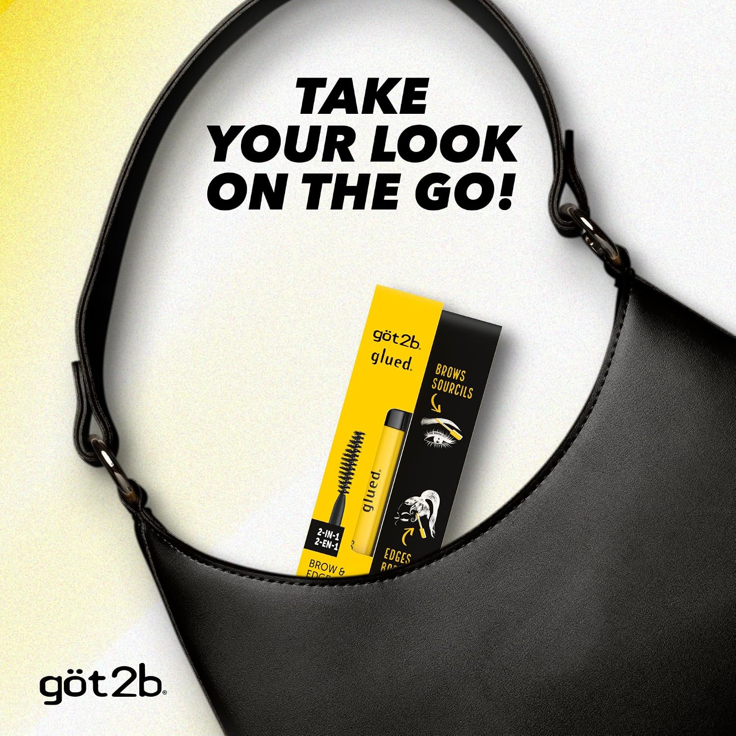 Thumbnail 6 de got2b Glued 2-in-1 Brow Gel & Edge Control (0.54 Fl Oz) – Clear strong-hold gel for brows and flyaways