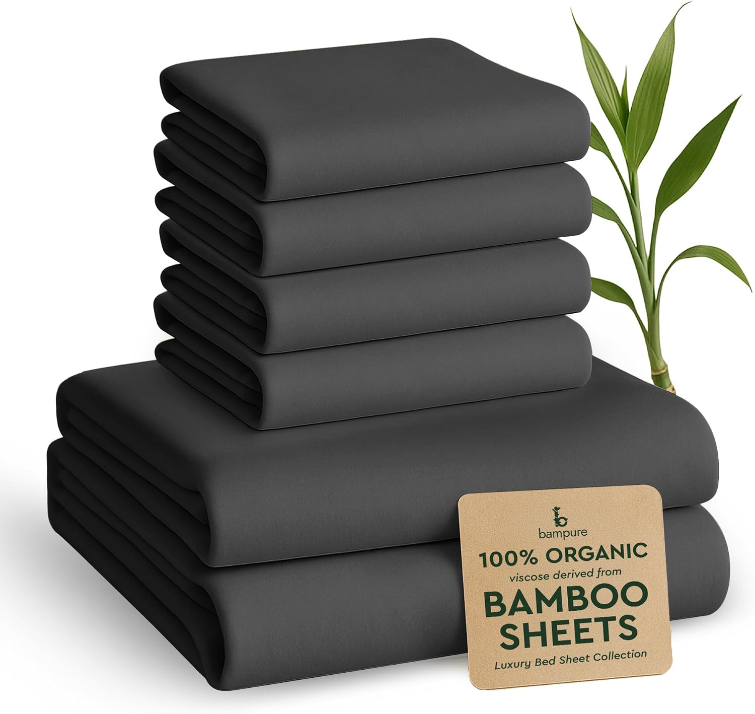 Thumbnail 1 de BAMPURE Bamboo Rayon Sheets Queen Size