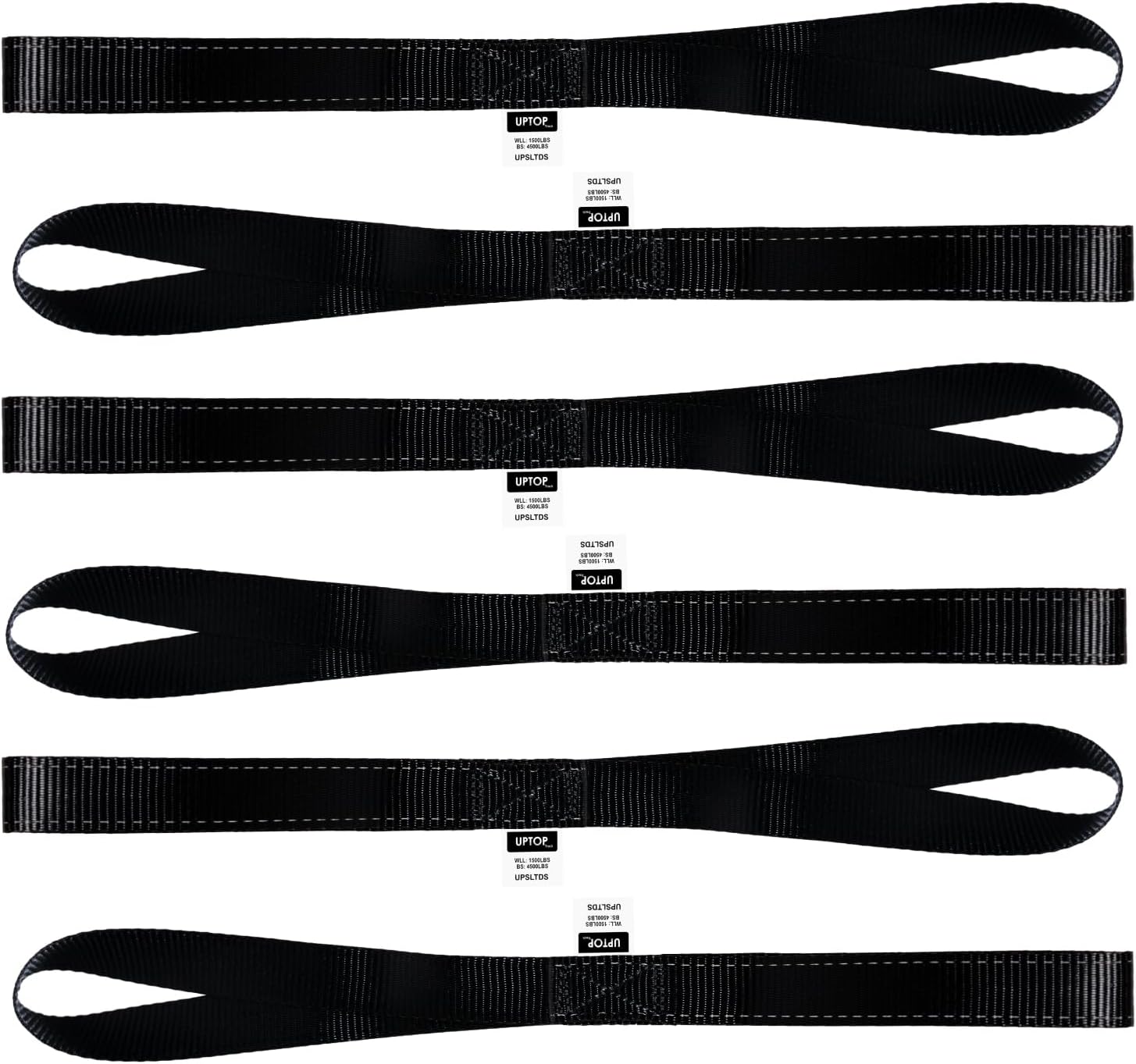 Detalle de Uptop Soft Loop Tie-Down Straps 6-Pack