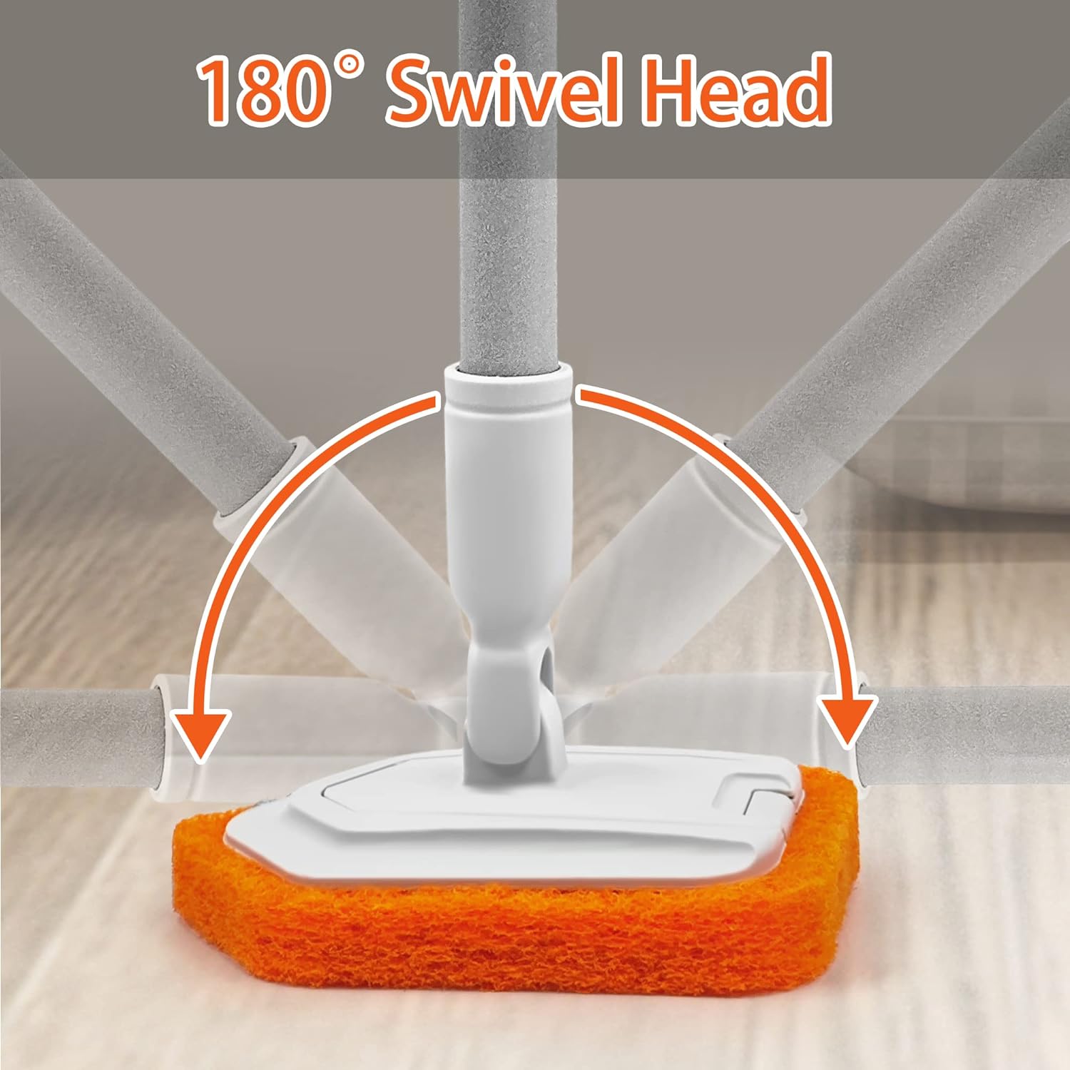 Thumbnail 3 de JEHONN 4-in-1 Bathroom Scrubber 86–107 cm