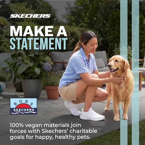 Thumbnail 4 de Skechers Women's BOBS Sport Squad Chaos Slip-Ins - Off-White (5.5 UK Wide)