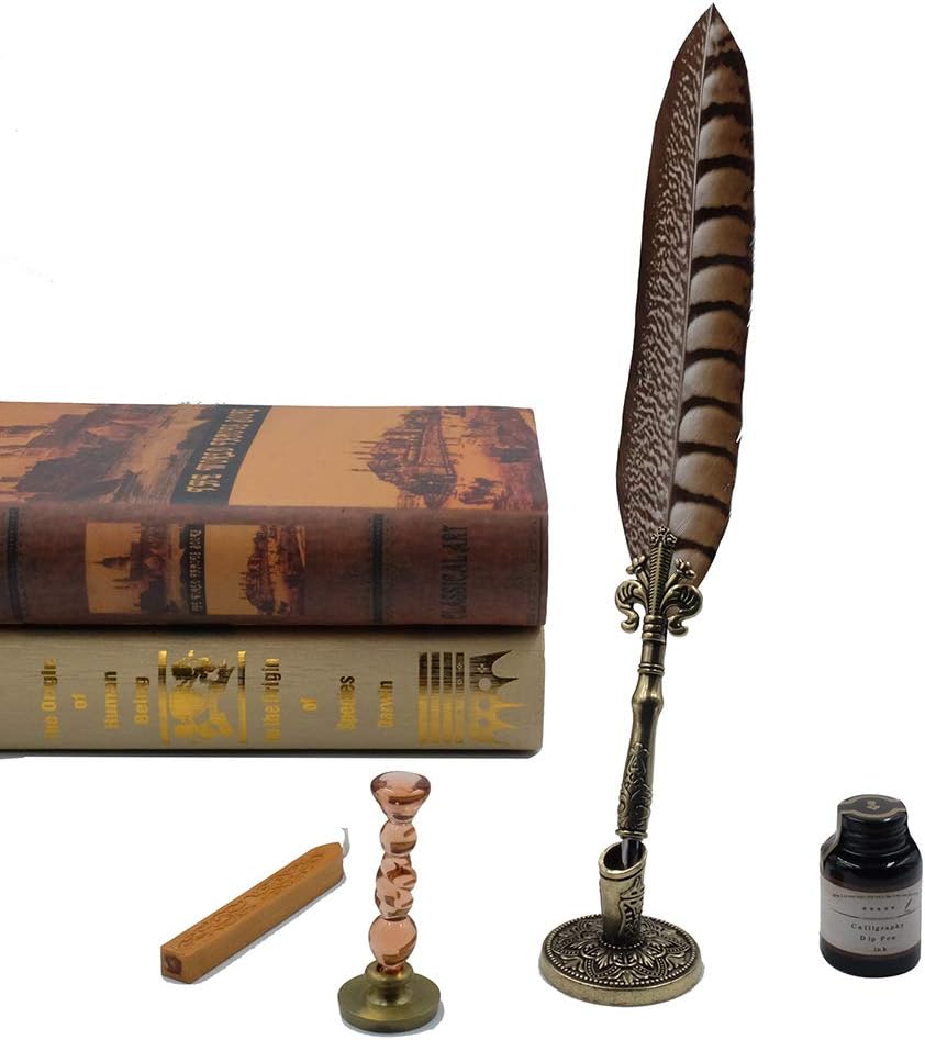 Detalle 2 de GC QUILL Plumes de calligraphie pour stylo à encre (fountain dip pen) LL-66 – set avec 5 pointes de rechange