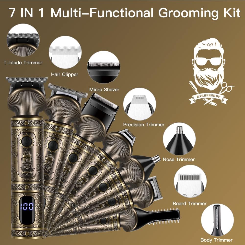 Thumbnail 1 de Scttomon 7-in-1 Beard Trimmer Kit ✂