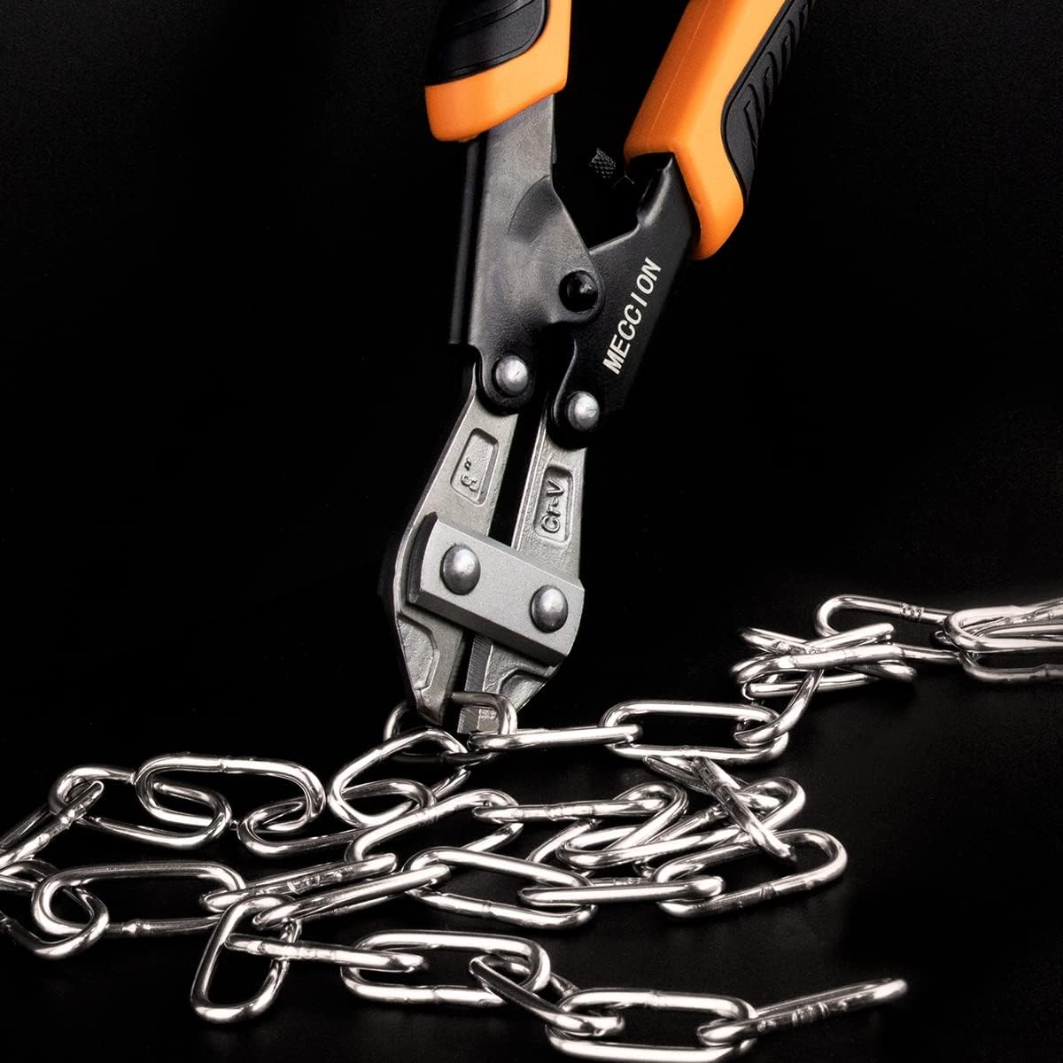 Thumbnail 2 de 8" CR-V Mini Bolt Cutter with Soft Rubber Grip – Heavy Duty Meccion Heavy Duty