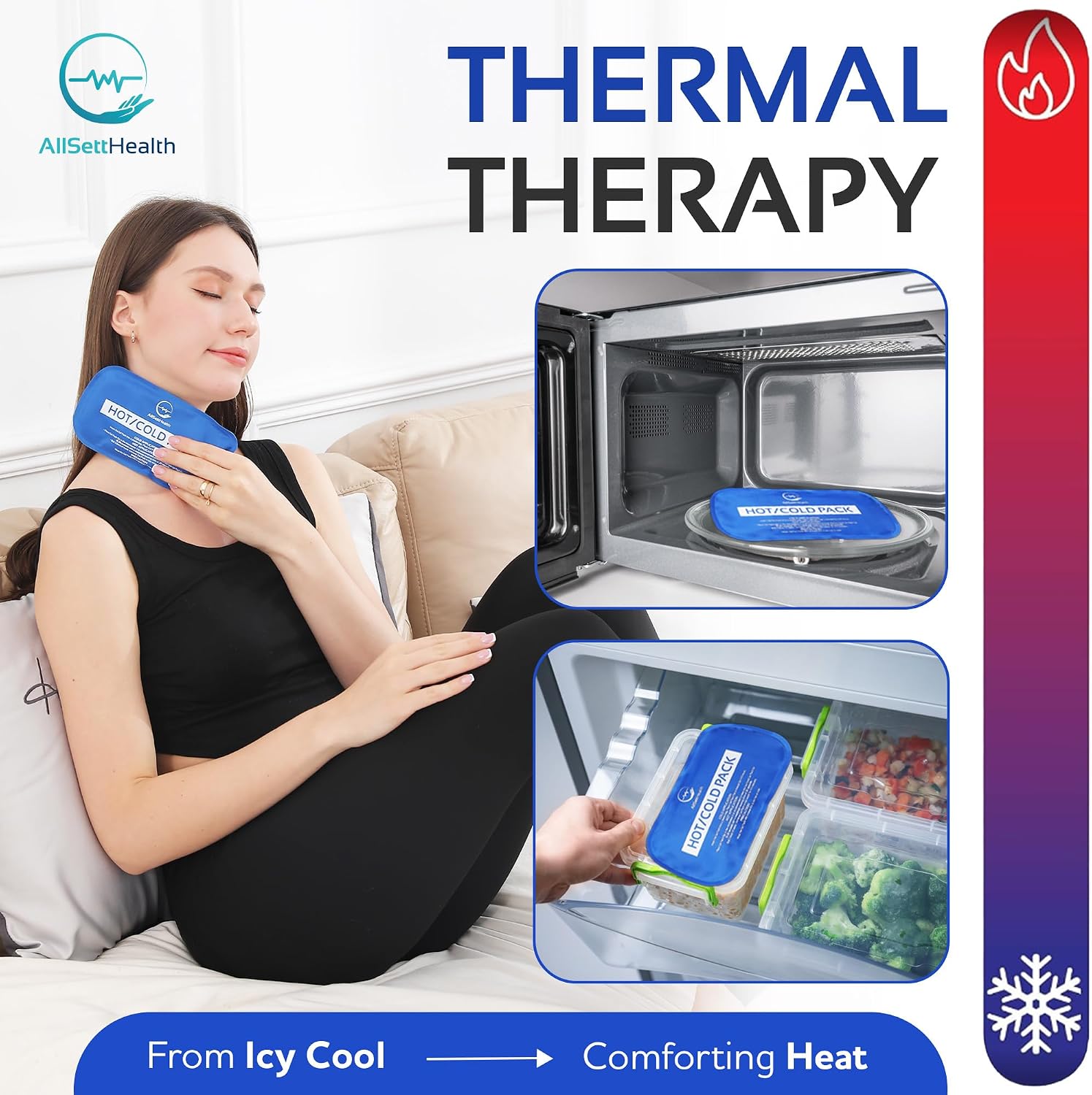 Thumbnail 3 de Reusable Gel Ice Packs, 7-Piece Set