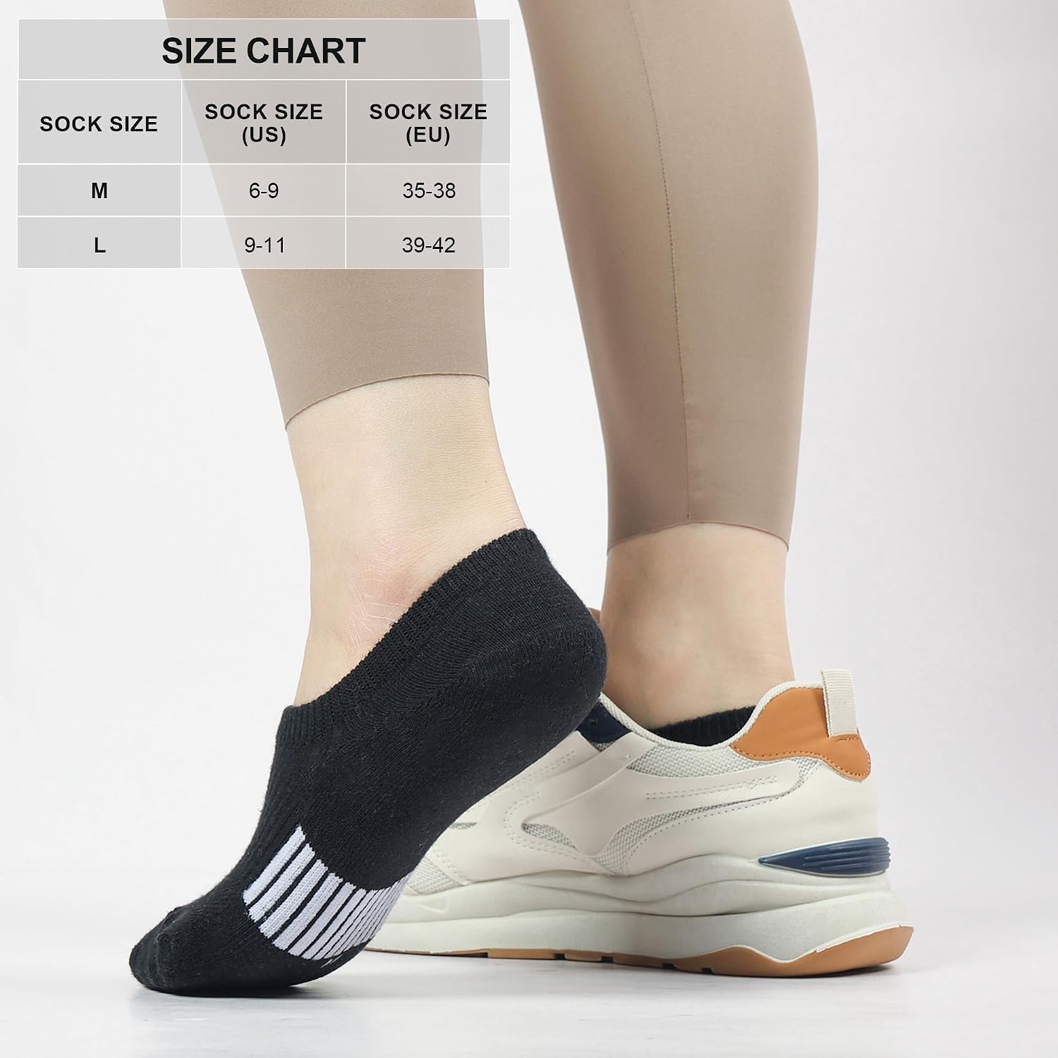 Detalle de Toes Home No Show Socks 6 pack cushion