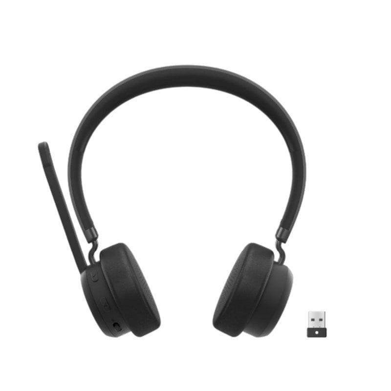 Detalle de Auricular Lenovo Wireless VoIP binaural Bluetooth 5.3 con cancelación de ruido