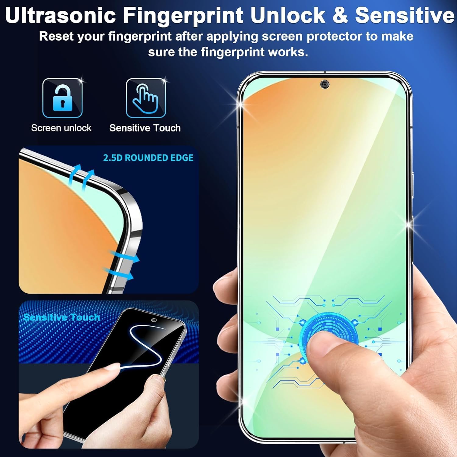 Thumbnail 6 de Firtstnow screen protector set for Galaxy S24 FE