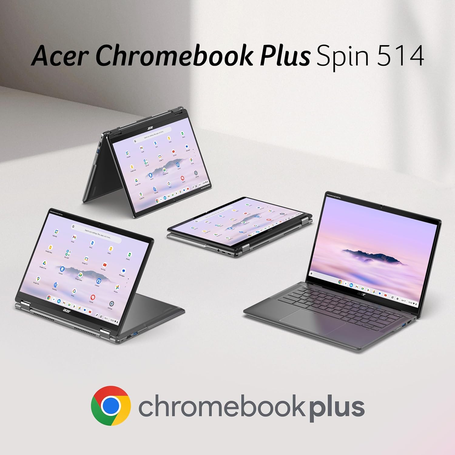 Thumbnail 3 de Acer Chromebook Plus Spin 514 14" WUXGA touchscreen laptop