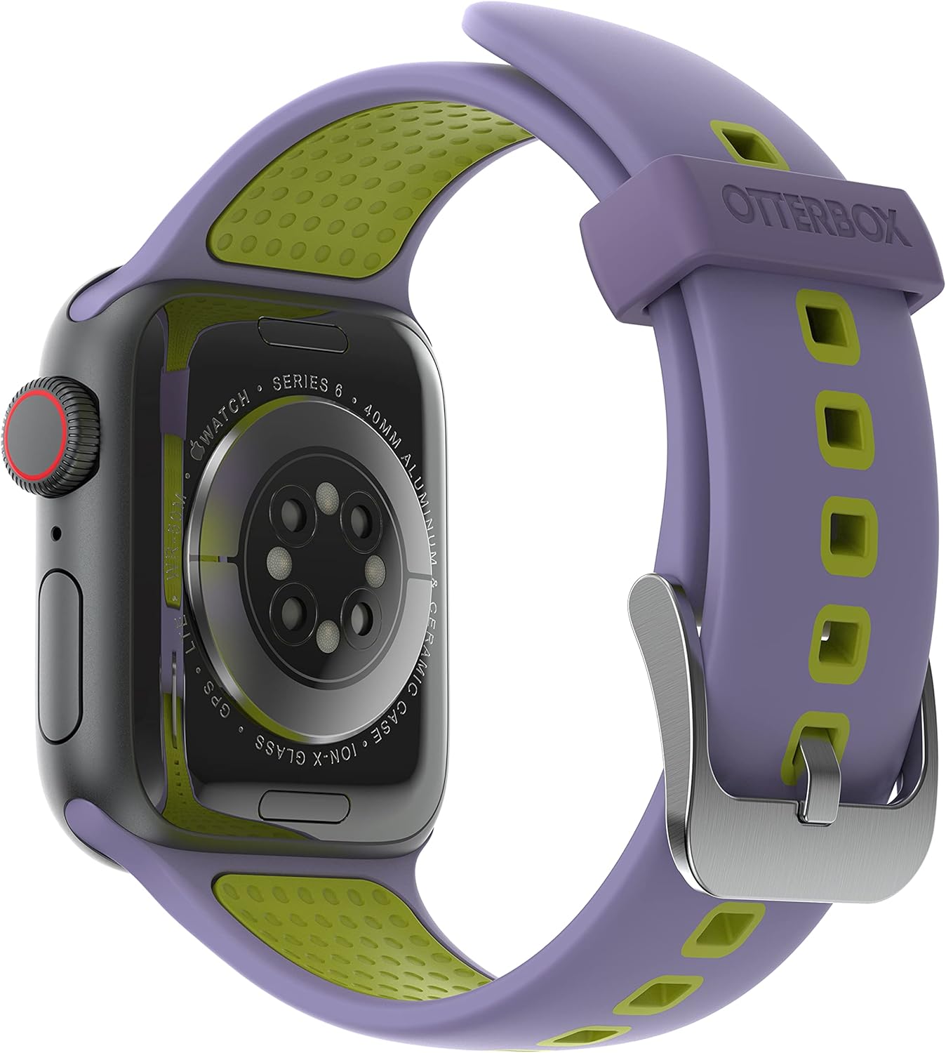 Detalle de OtterBox All Day: Cinturino in silicone per Apple Watch Series 10/9/8/7/6/SE (2ª gen/SE 1ª gen/5/4) – morbido al tatto e resistente all'usura