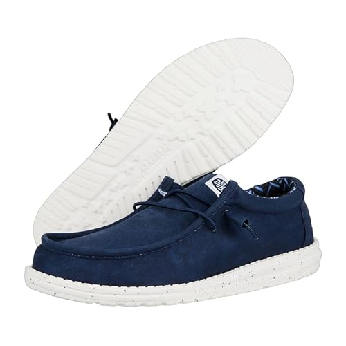 Thumbnail 5 de HEYDUDE Wally Canvas Uomo Slip-On Navy 43: mocassino versatile e comodo