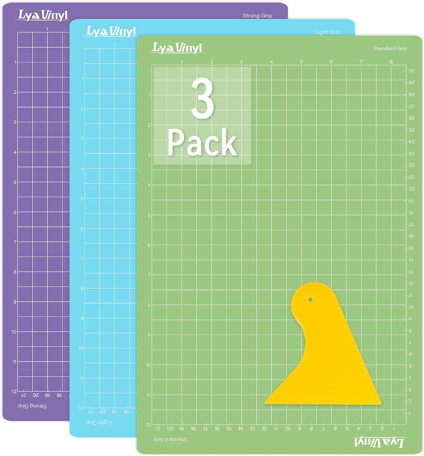 Thumbnail 6 de Lya Vinyl Schneidematte 30,5×30,5 cm – 4er Set