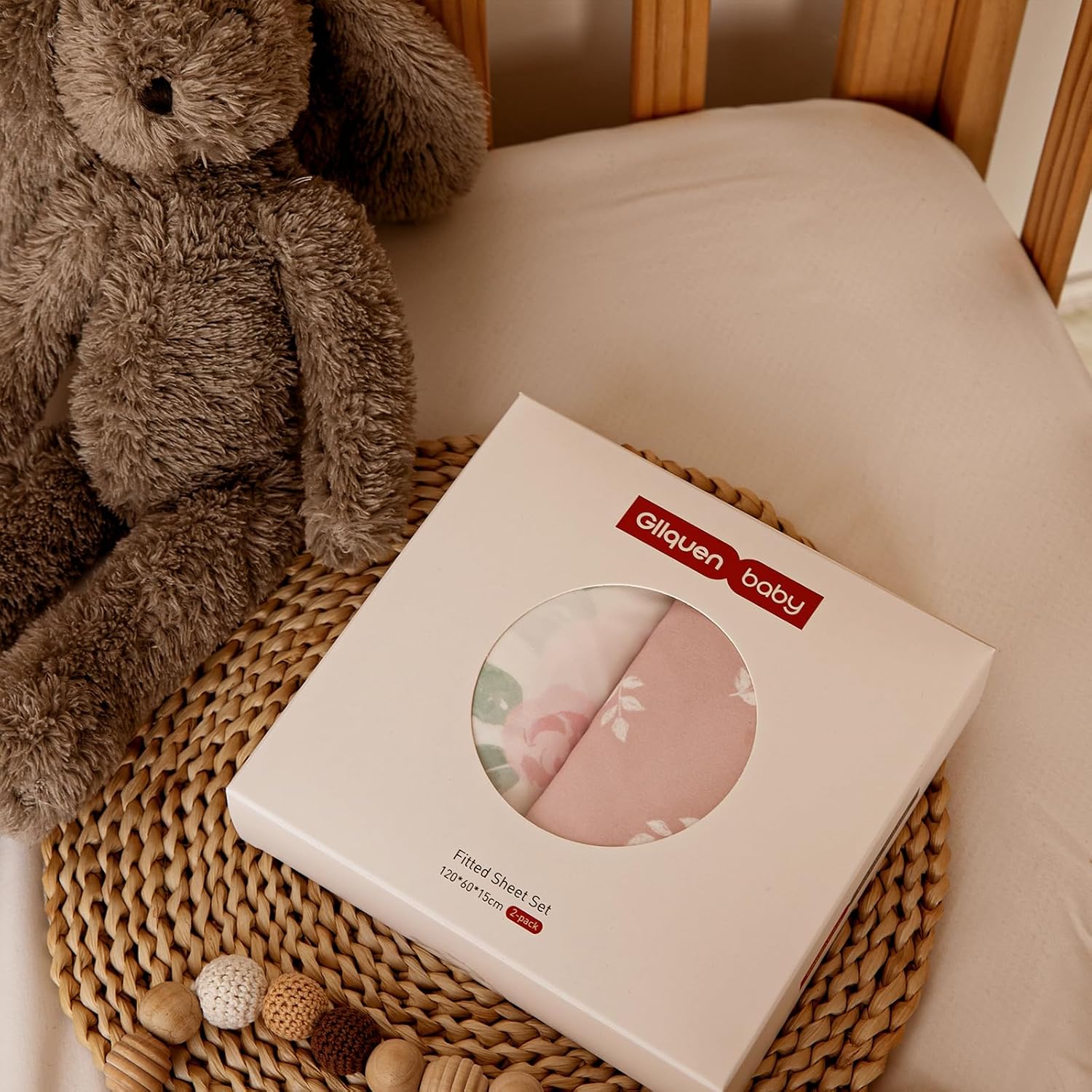 Thumbnail 3 de GLLQUEN BABY 2 Pack Cot Sheets