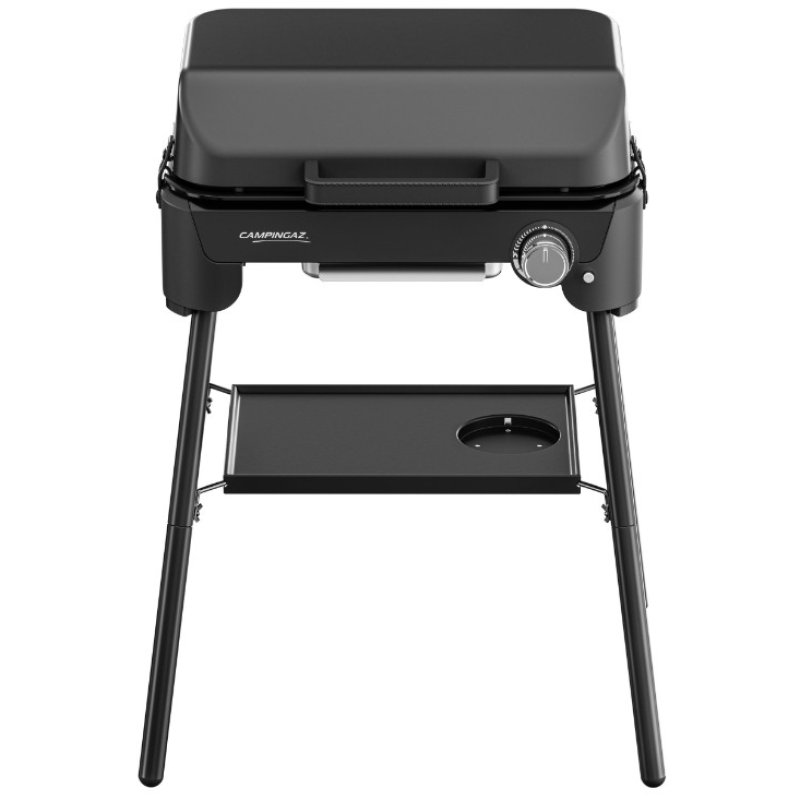 Detalle 2 de Campingaz Tour & Grill CV Plus: barbacoa de gas portátil 1 quemador para sobremesa y pie
