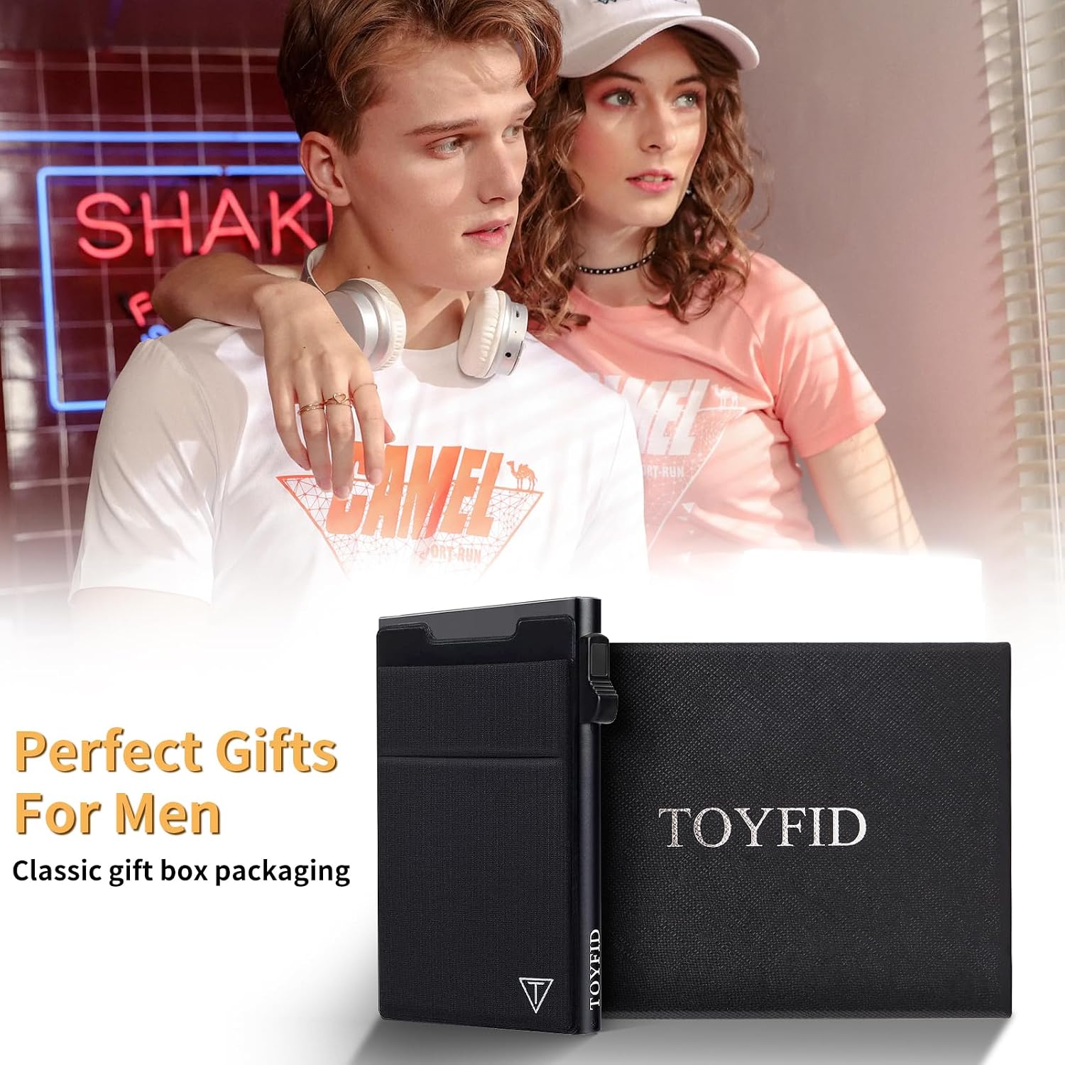 Thumbnail 5 de TOYFID Minimalistische Brieftasche 6 Karten đź‘›