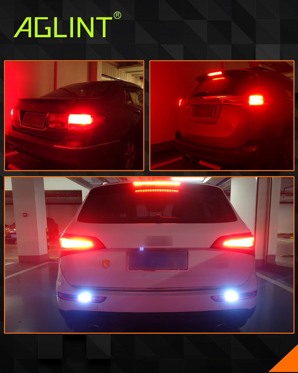 Detalle 2 de AGLINT 1157 Bay15D LED Rosso – 2x 5W per luci di stop, 12–24V, 360°