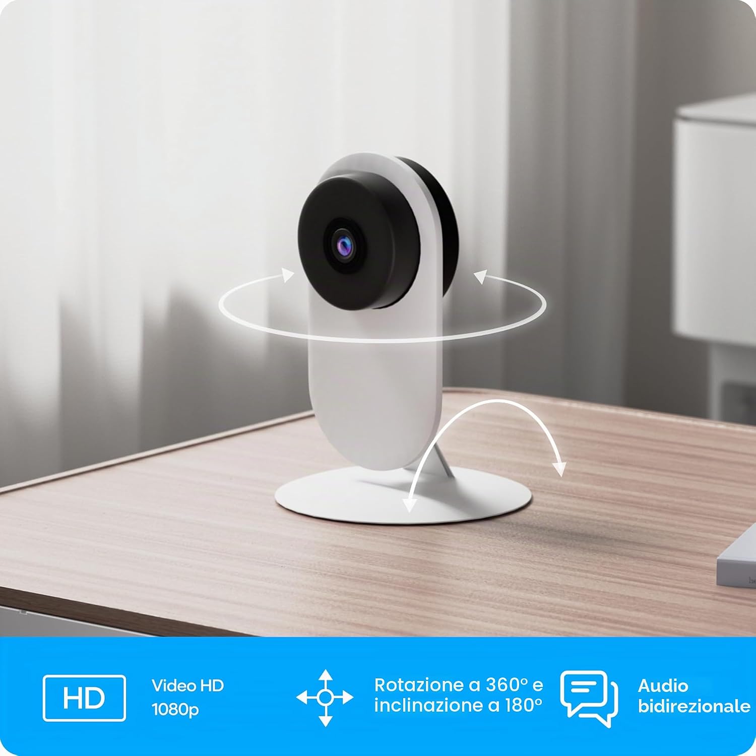 Detalle de AGSHOME Allarme Casa Senza Fili con Telecamera 1080P: sicurezza integrata per abitazioni e piccoli uffici