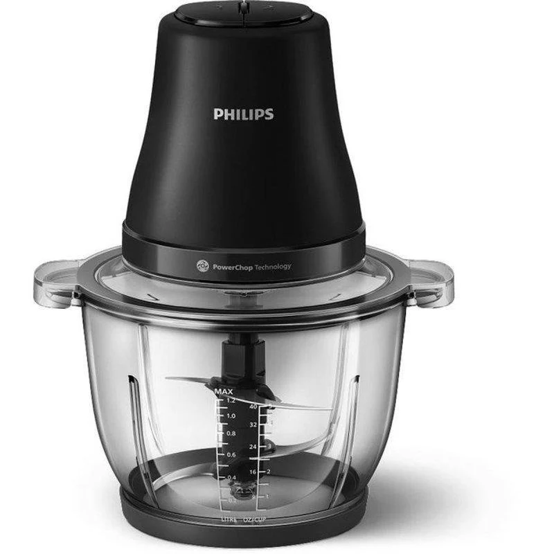 Detalle de Picadora eléctrica Philips Serie 3000 HR1502/00, 500 W, 2 L