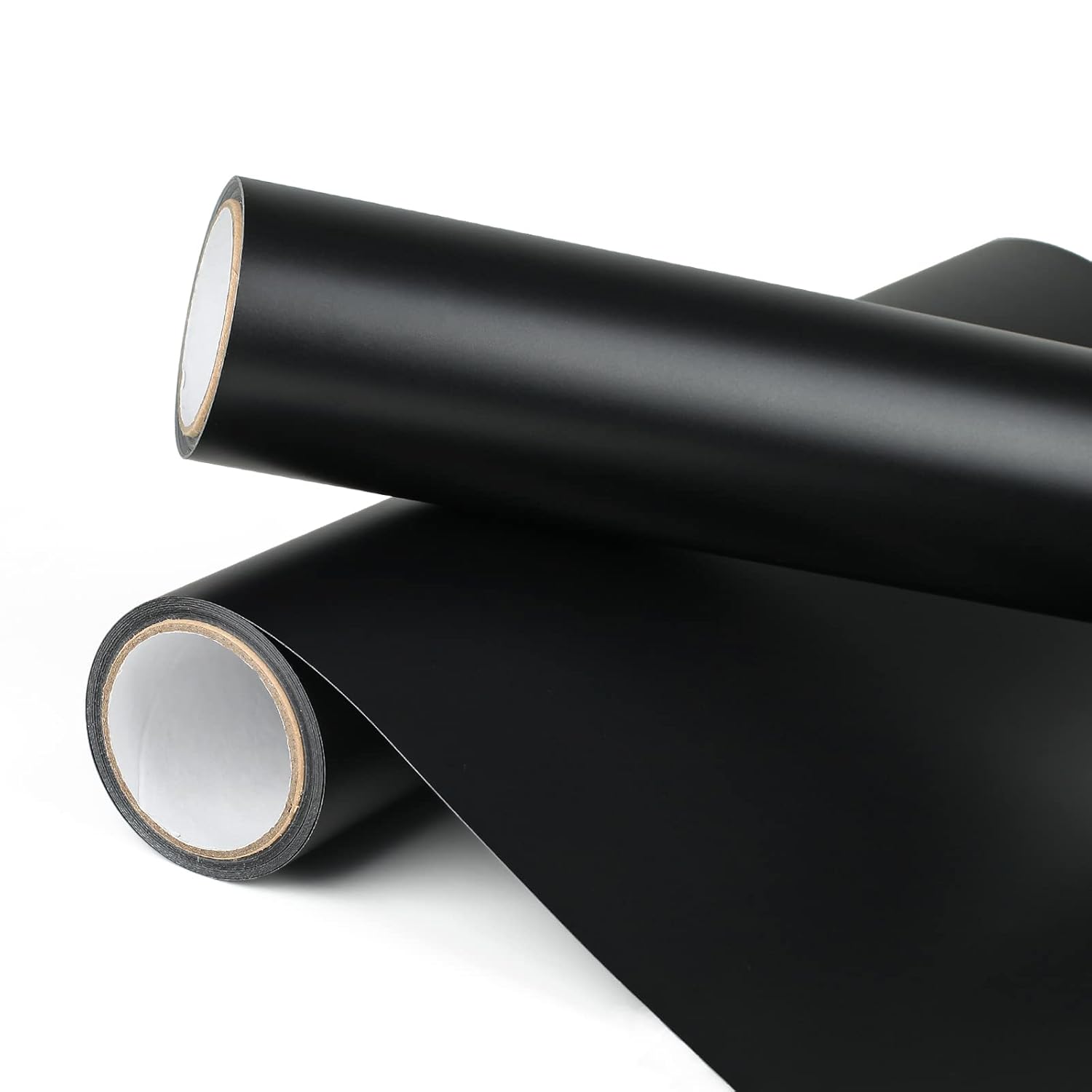 Prime Vinyl Plotterfolie 30,5 cm x 335,5 cm matt schwarz mit PET-Rückseite – permanente Vinylrolle für Silhouette & mehr