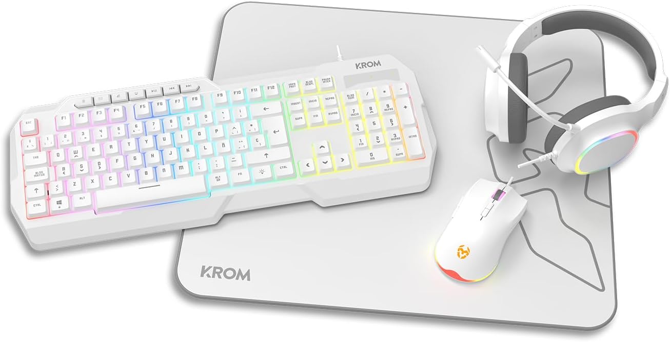 Thumbnail 4 de KROM KERNEL TKL – Clavier mécanique de jeu sans pavé numérique, éclairage LED RGB, layout English