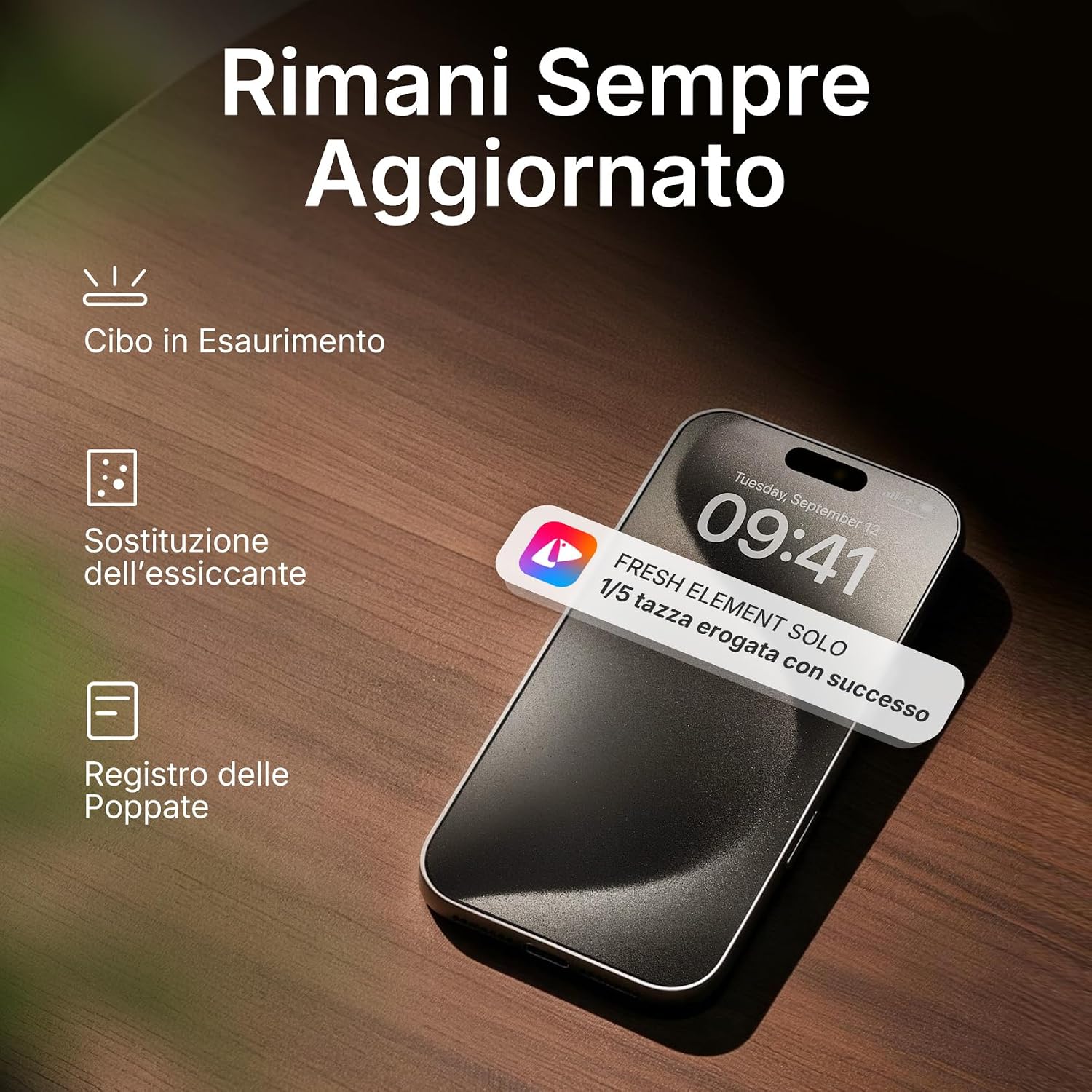 Detalle 2 de PETKIT Distributore Automatico Cibo per Gatti (3L) e Cani (2.4G WiFi) con Ciotola in Acciaio inox 304 e Fresh Lock