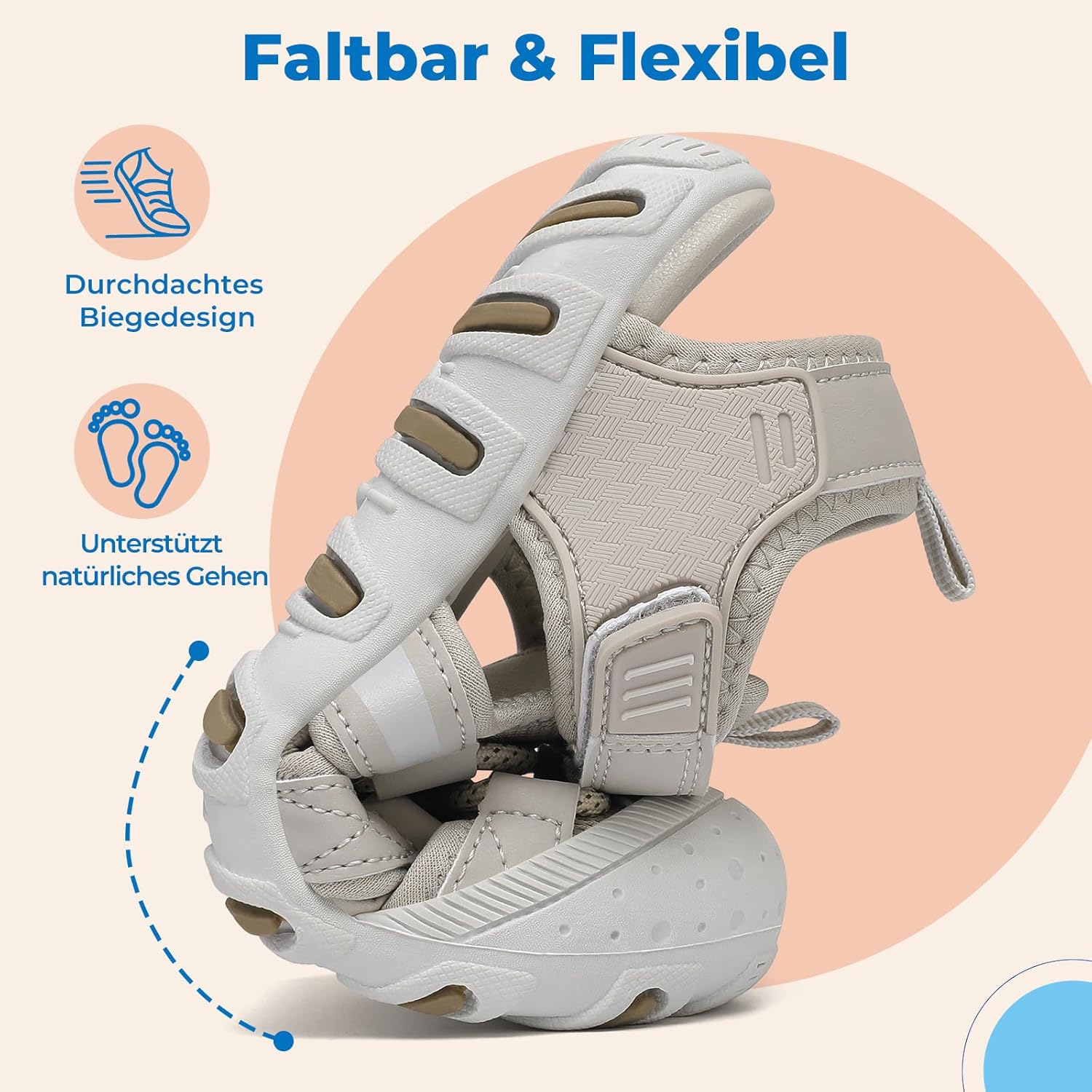 Thumbnail 5 de SAGUARO Sandalen Jungen mit geschlossener Zehenkappe – geschlossene Trekkingsandalen für Sommer, Outdoor & Alltag
