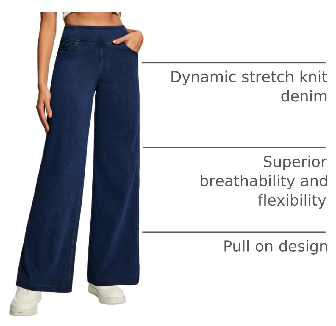 Thumbnail 3 de Heathyoga Wide Leg Jeans for Women