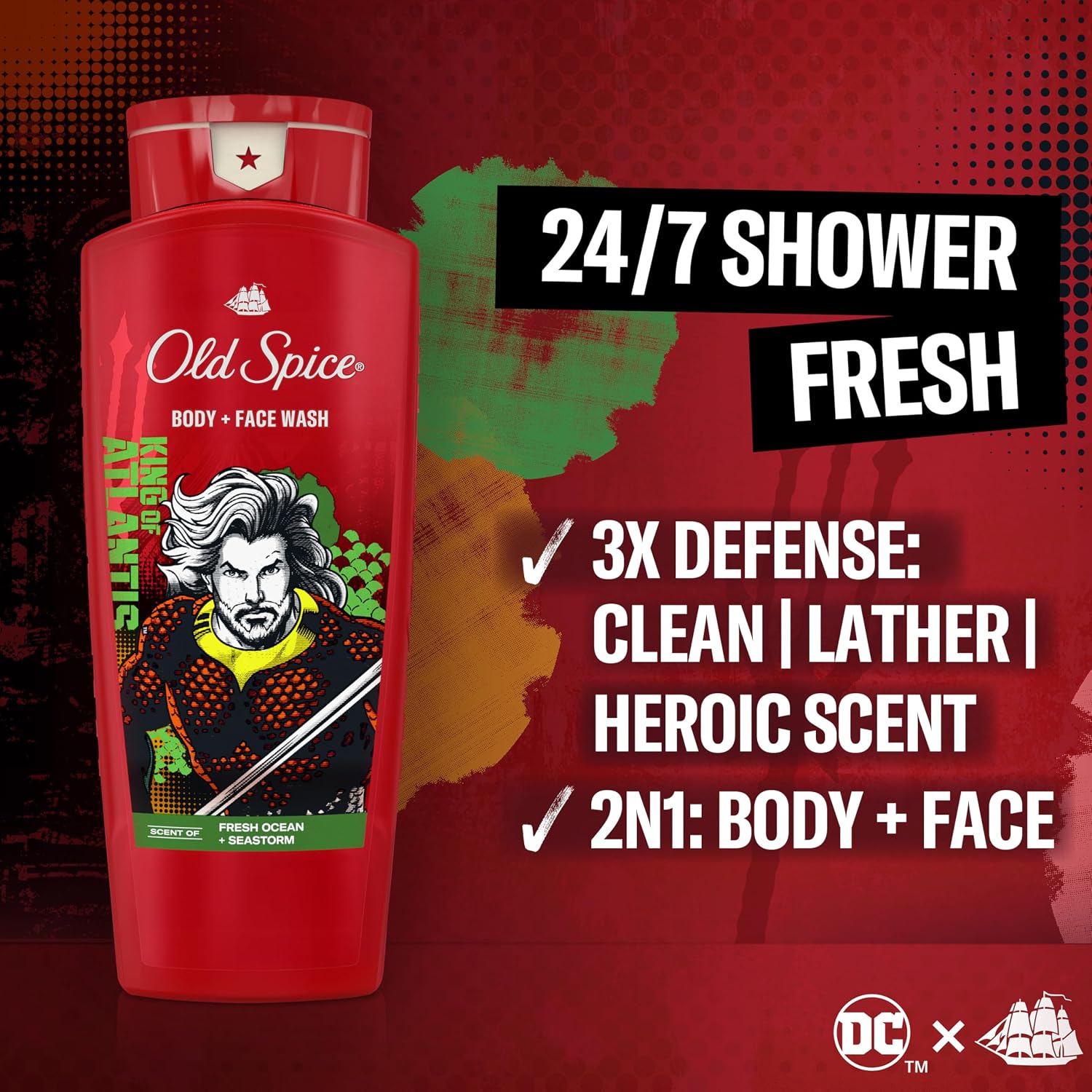 Detalle de Old Spice Body Wash, 24 fl oz