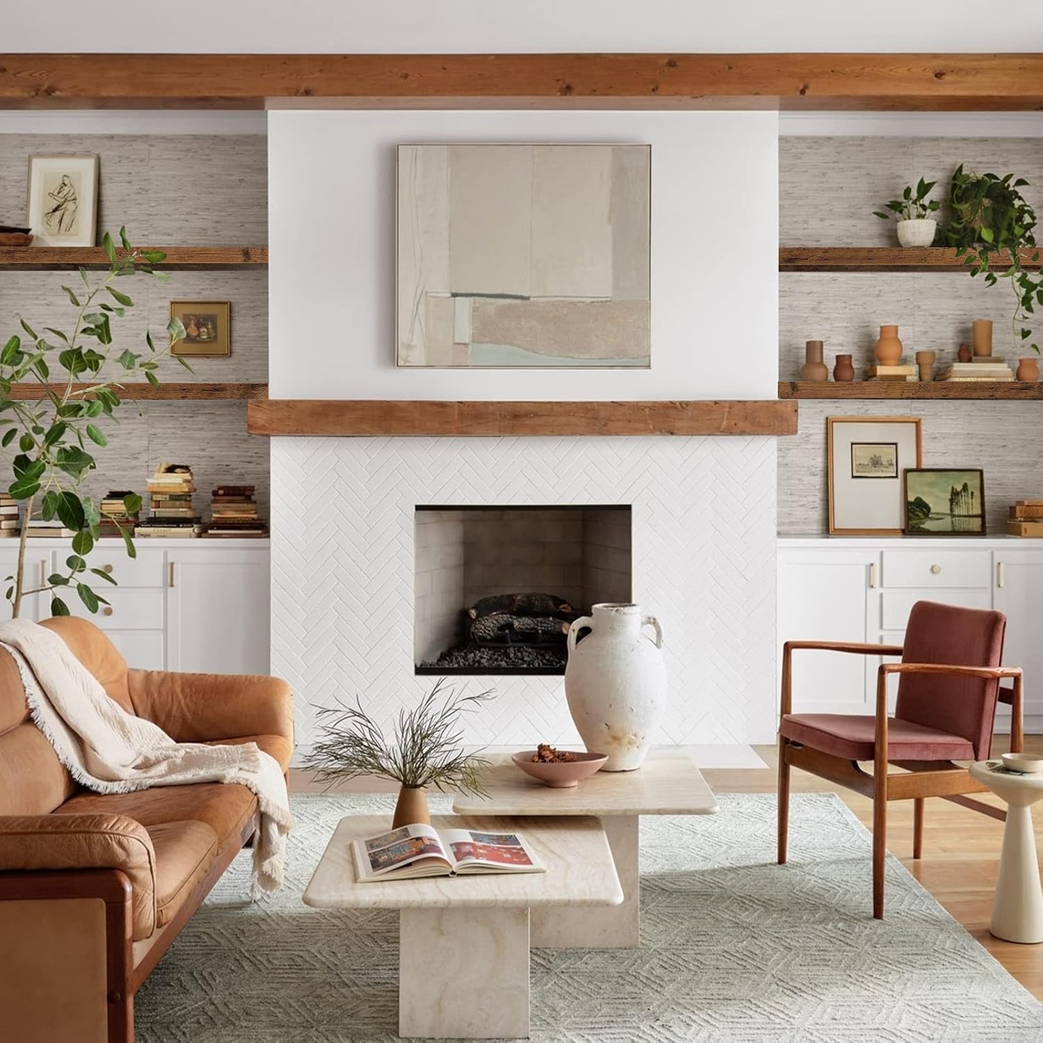 Thumbnail 6 de QEEIG 35.4" Floating Wall Shelves