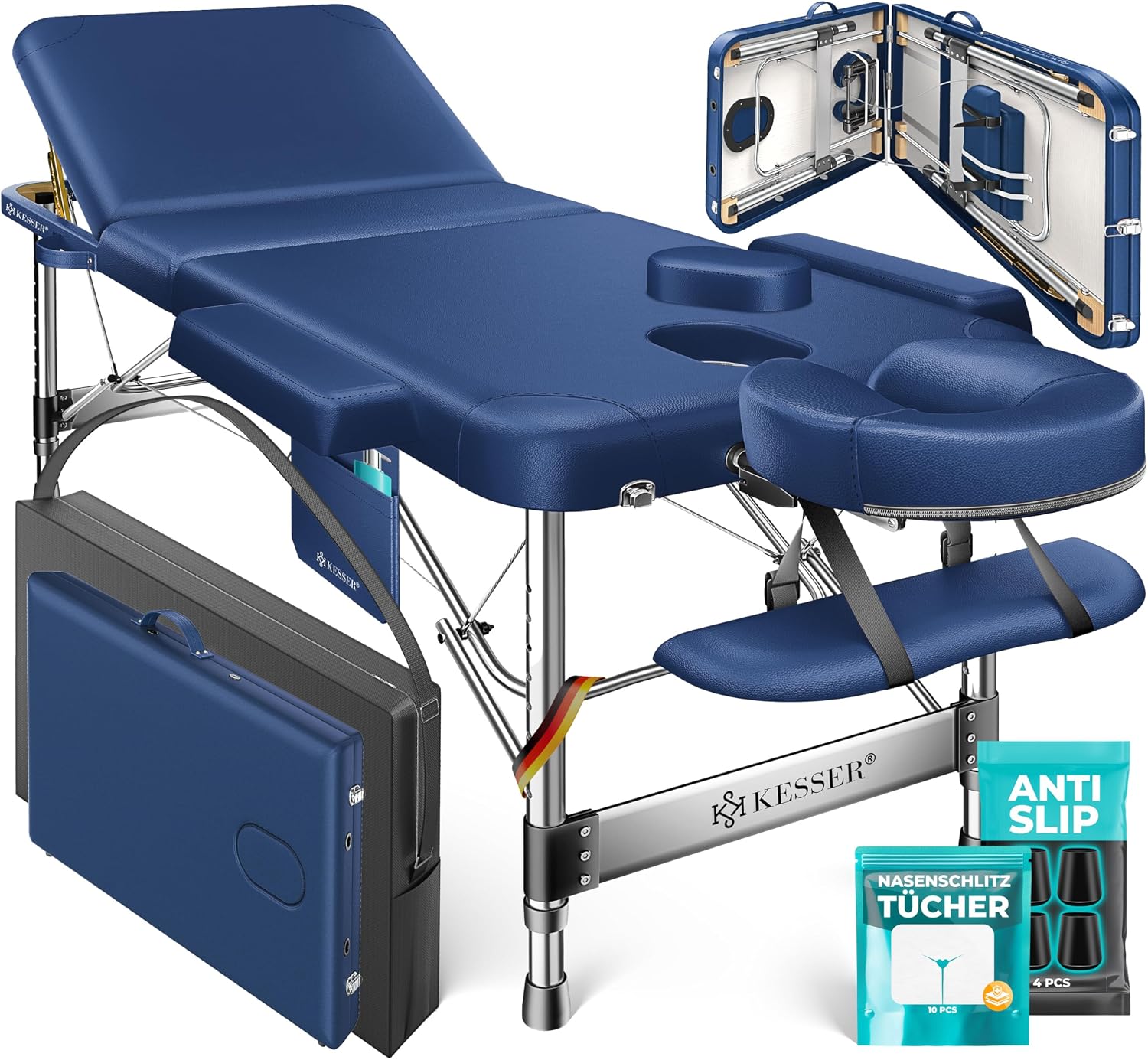 Detalle de KESSER Massageliege 3 Zonen
