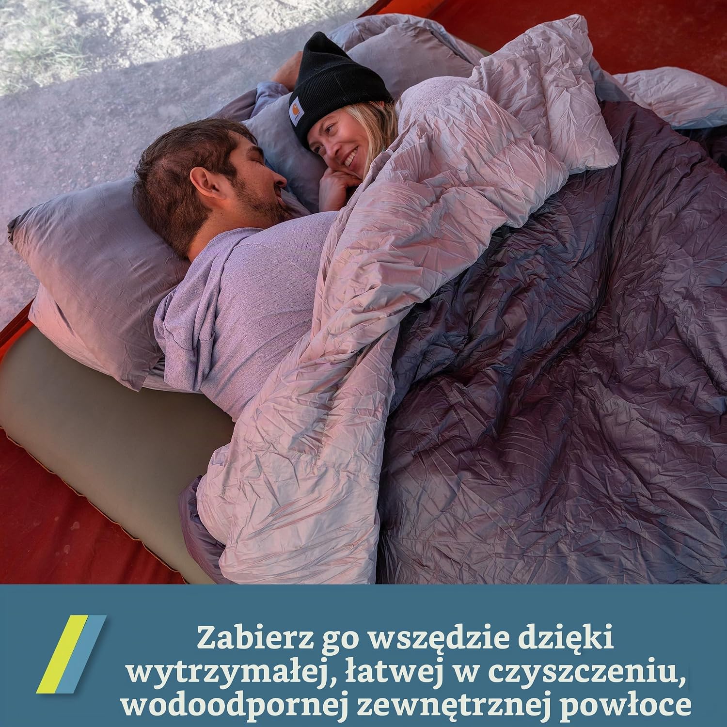 Thumbnail 4 de Klymit Drift – zielona poduszka kempingowa L z pianką memory