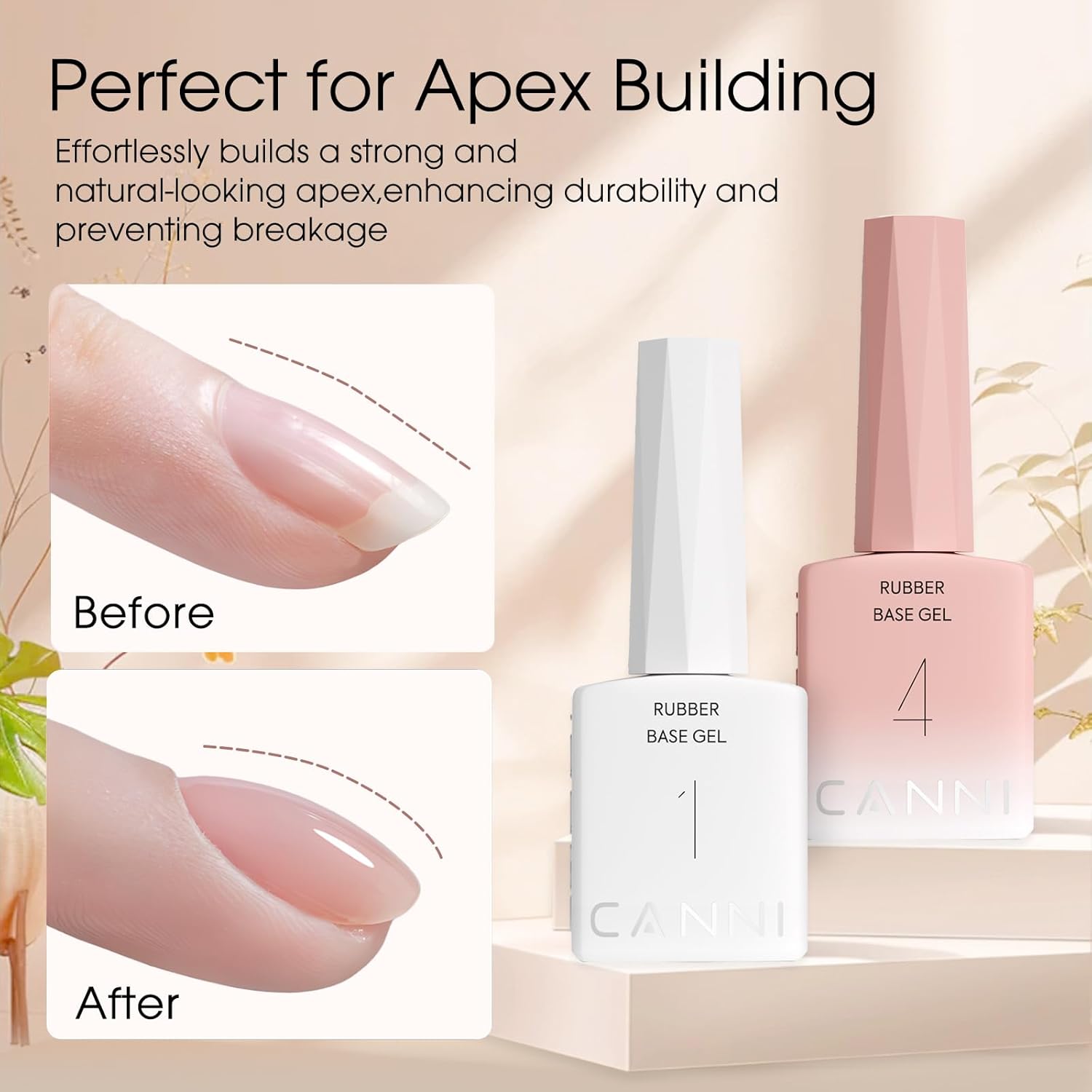 Detalle 2 de CANNI Rubber Base Gel 9 ml Set