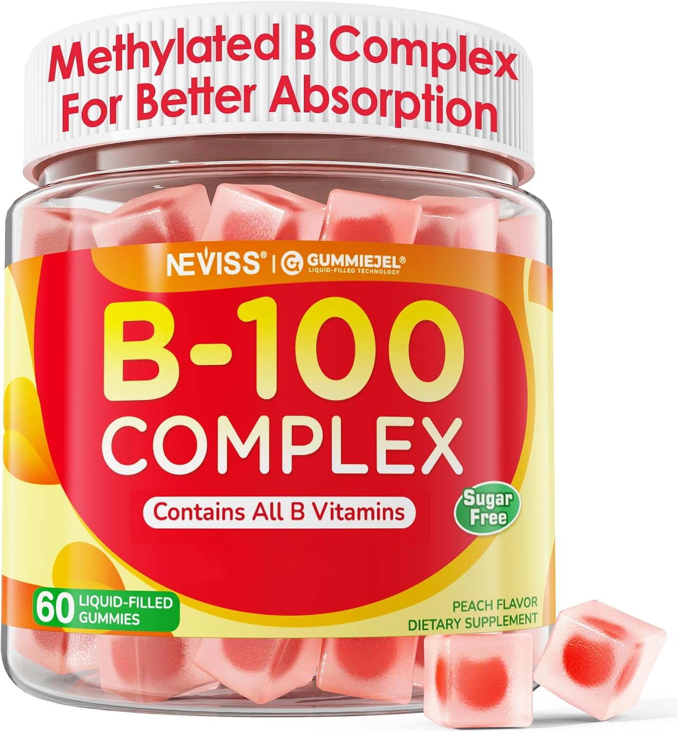 Detalle de Neviss Vitamin B Complex Gummies, 60-count