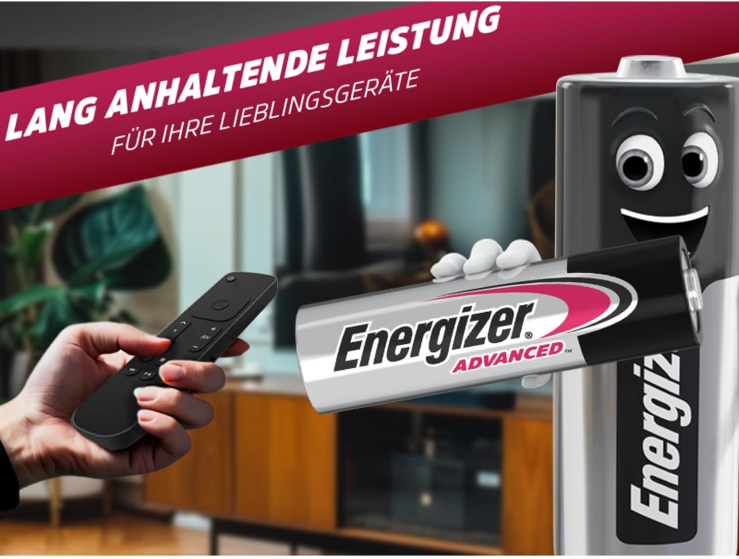 Thumbnail 2 de Energizer Advanced AA-batterier, alkaliska 1,5 V, 24-pack
