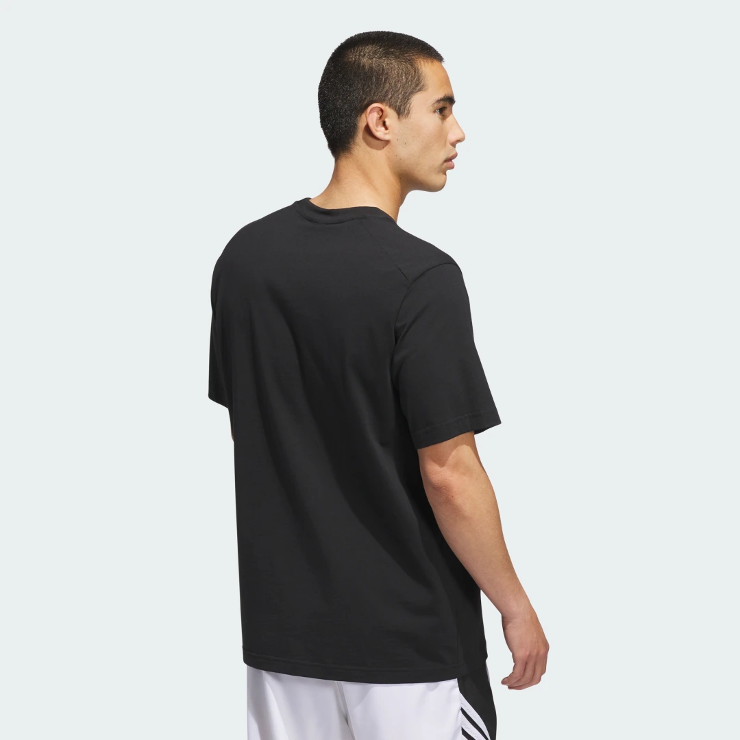 Detalle 2 de Camiseta adidas Basketball Graphic – Negro