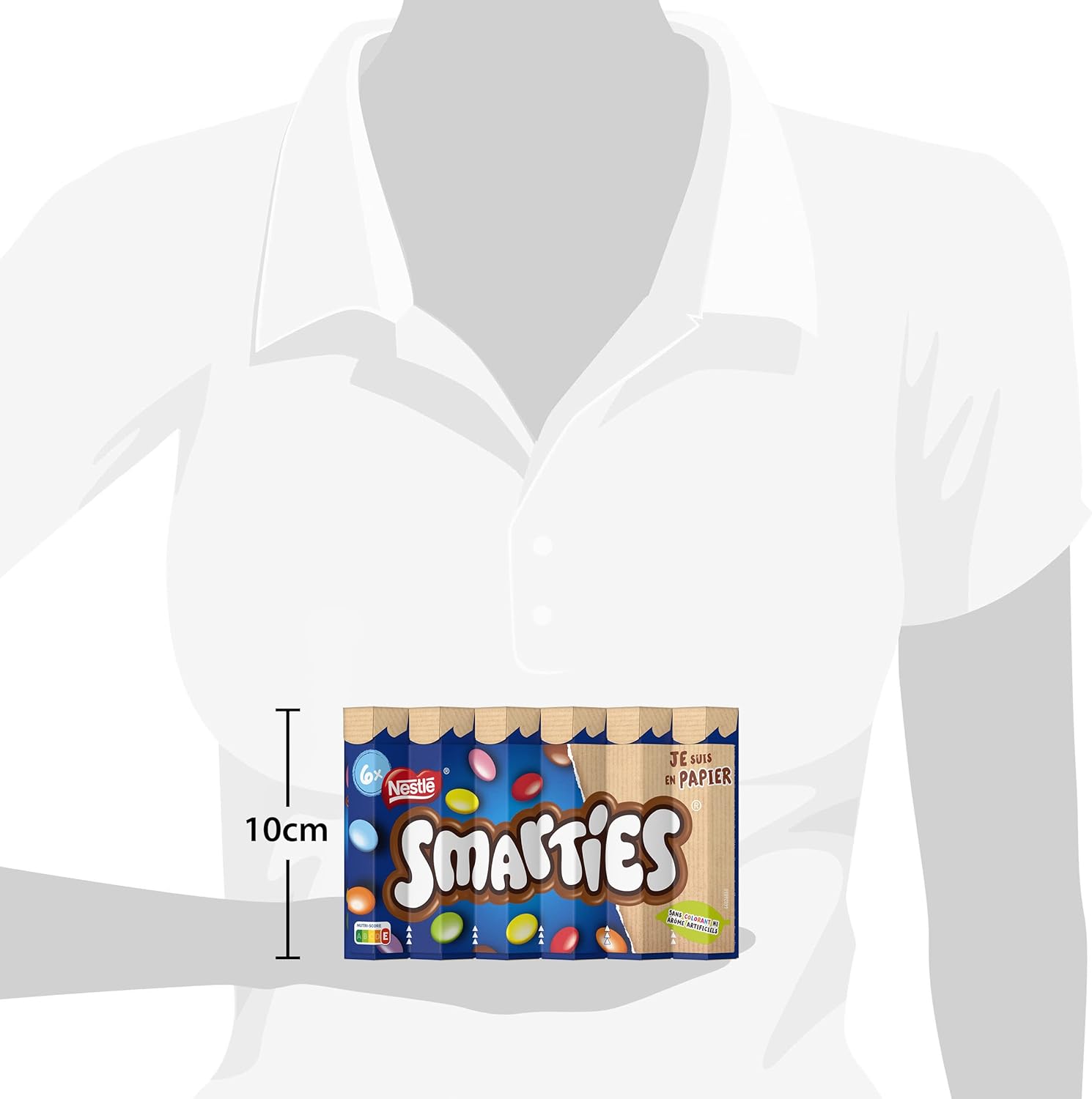 Thumbnail 5 de Smarties - Bonbons Chocolatés en Tube (Lot de 4) : 6 tubes par ensemble