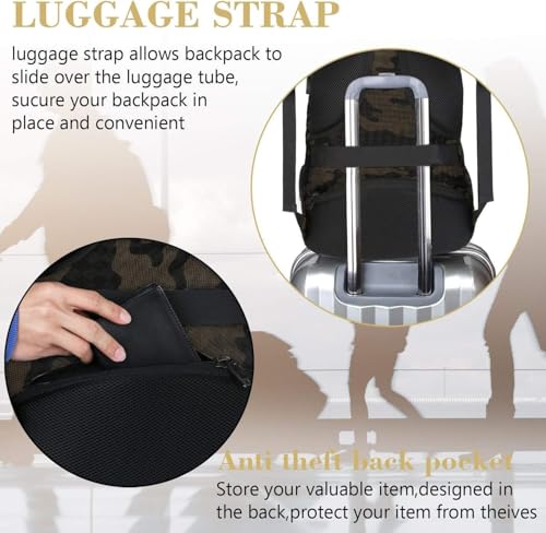 Thumbnail 3 de MATEIN 15.6 Inch Travel Laptop Backpack: Lightweight, Comfy, and Practical for Work and Travel