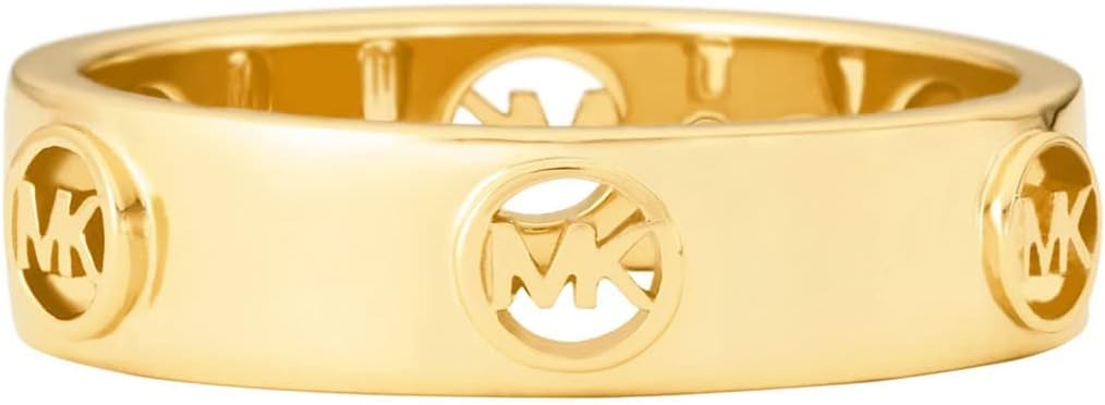 Thumbnail 1 de Michael Kors Anelli da donna in pietre semi-preziose in argento dorato