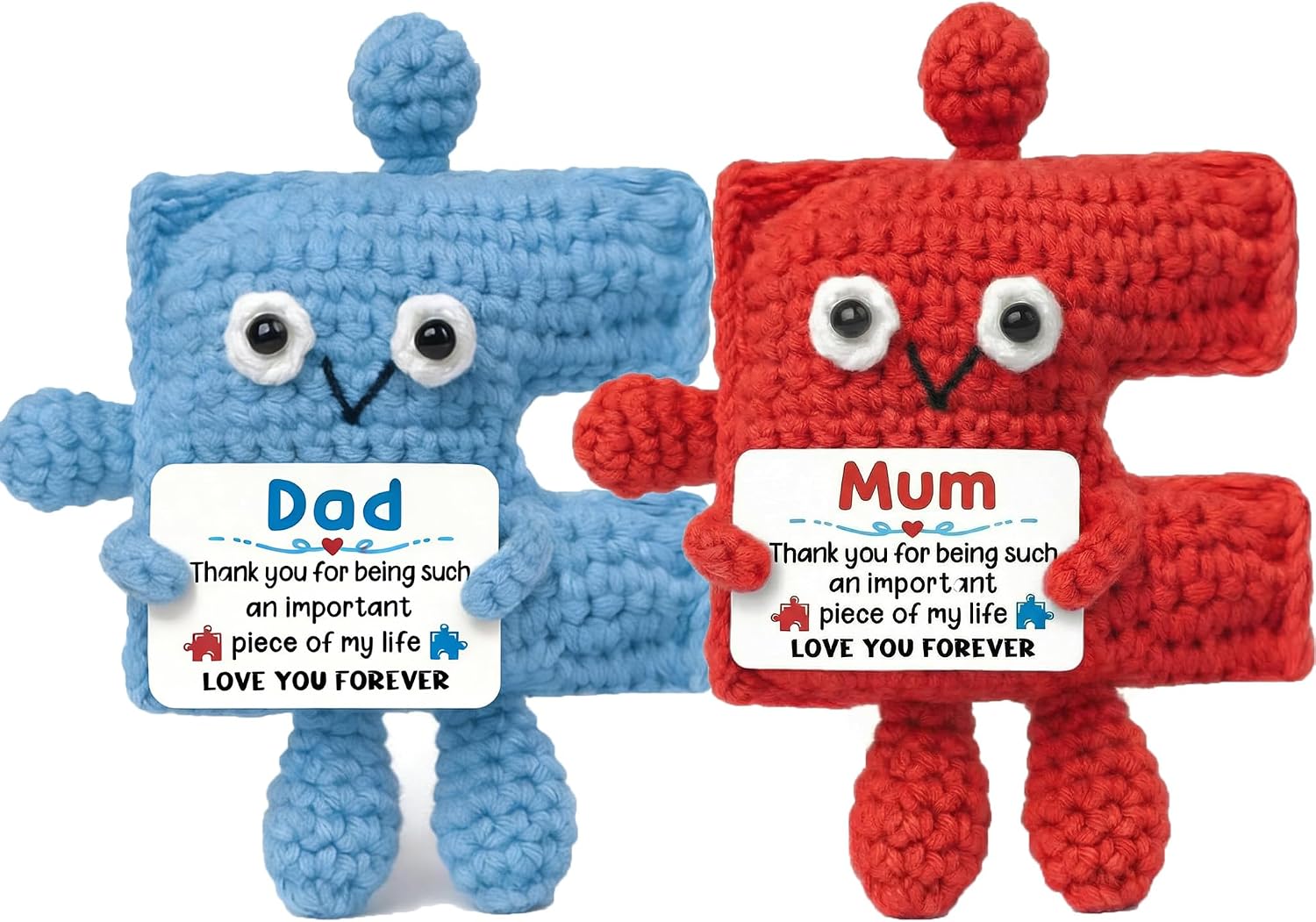 Thumbnail 6 de SOMUSICTY Gifts for Mum: Handmade Crochet Puzzle Piece Decor — A Meaningful Keepsake for Birthdays and Mother’s Day