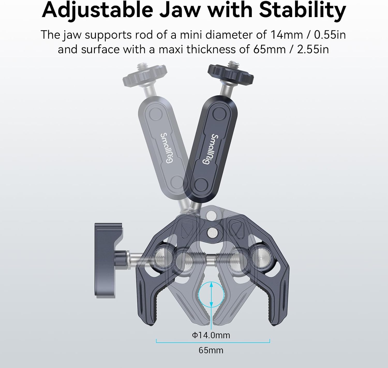 Thumbnail 6 de SMALLRIG 3757B magic arm clamp with 1/4" thread