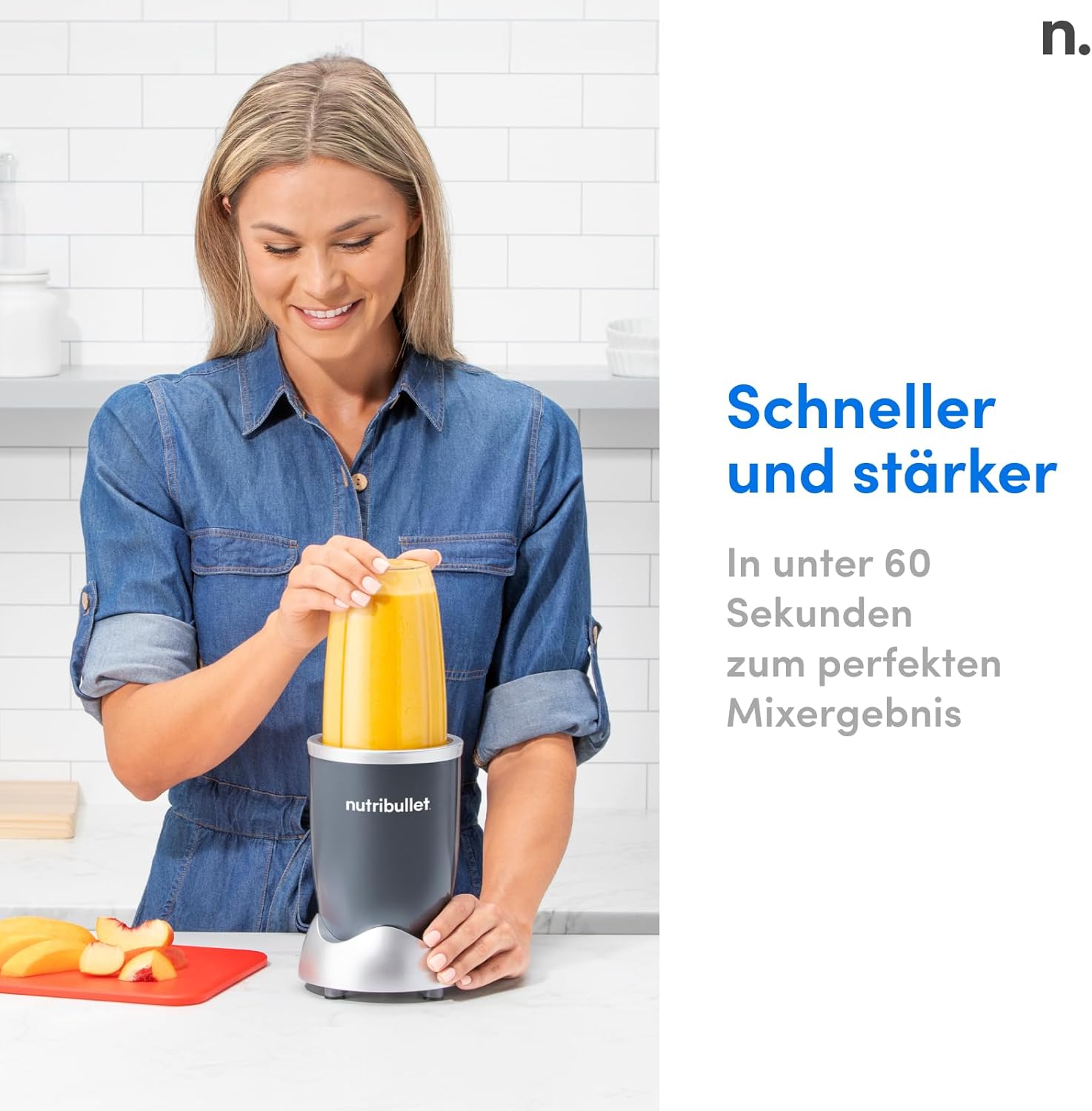 Detalle 2 de Nutribullet Original Mixer 600 W, NB603DG