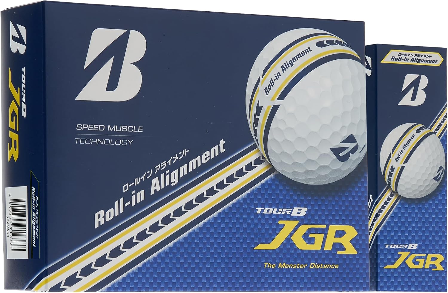 Detalle 1 de ブリヂストン TOUR B JGR J5AXAR1 ゴルフボール Roll-in Alignment 2026年モデル 12球入