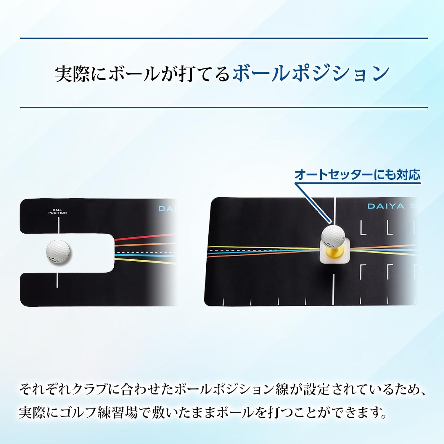 Thumbnail 4 de ダイヤゴルフ ダイヤパスチェッカー TR-5016 スイング練習マット 専用ケース付き