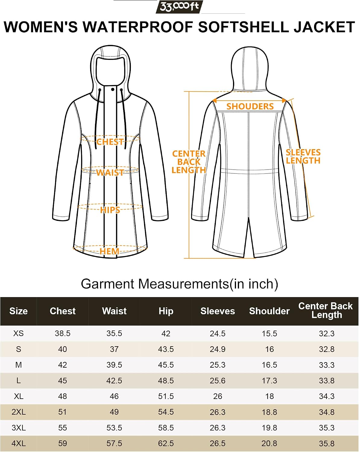 Thumbnail 2 de 33,000ft Women’s Softshell Jacket with Hood