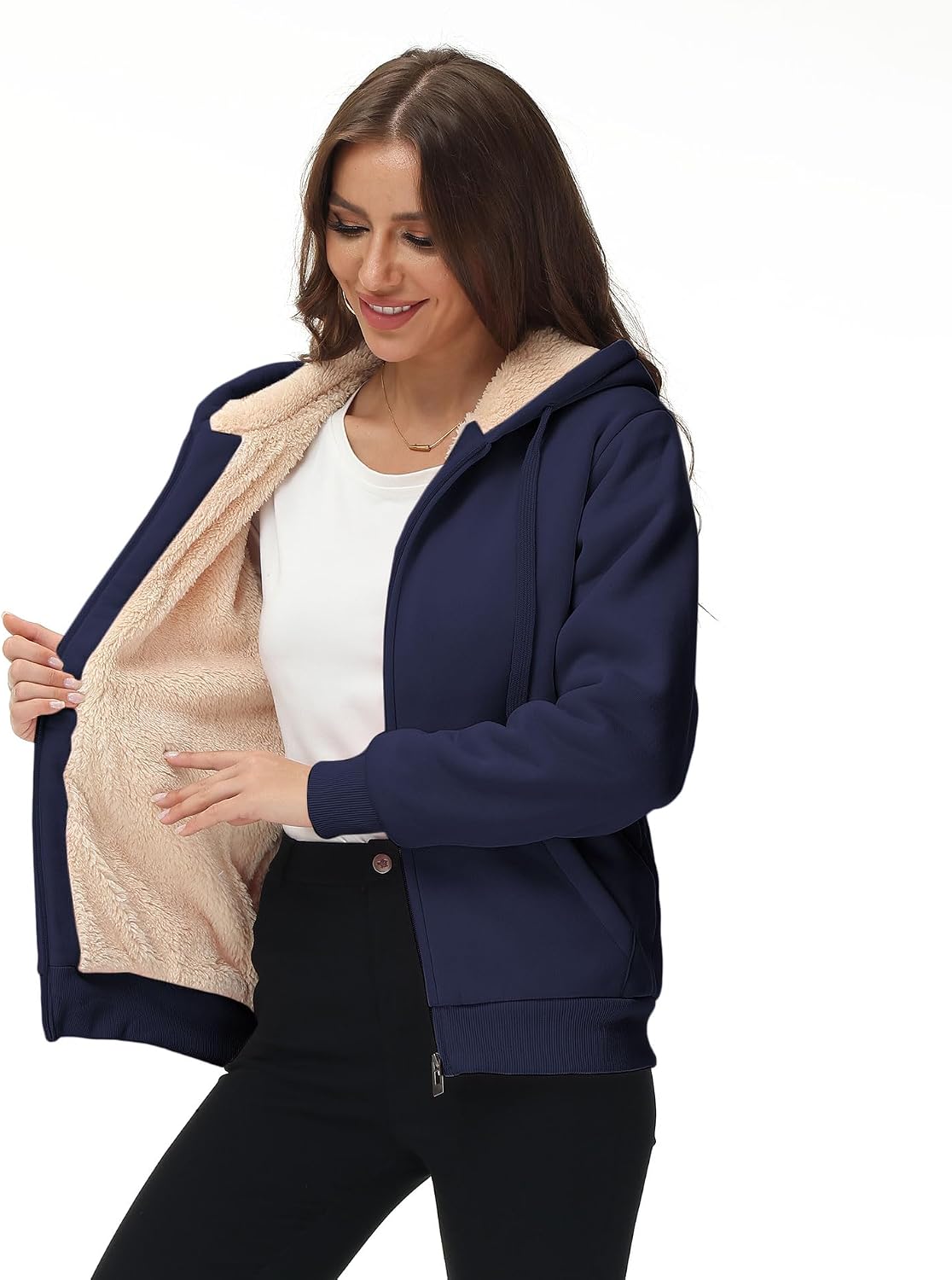 Detalle 2 de GEEK LIGHTING Women's Sherpa-Lined Hoodie