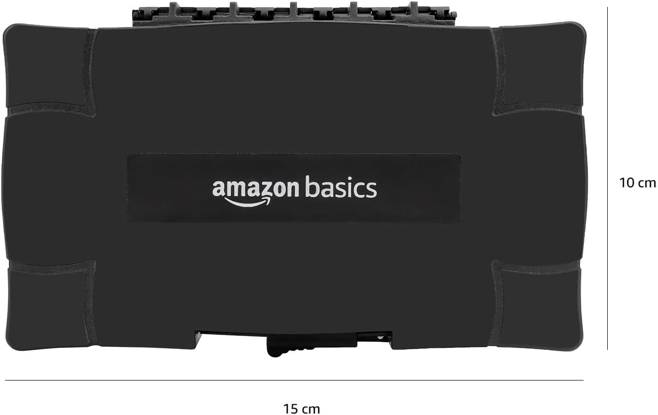 Detalle de Amazonベーシック DS-EUDB13 ドリルビットセット 丸軸・HSS・チタンコーティング 1.5~10mm 14本