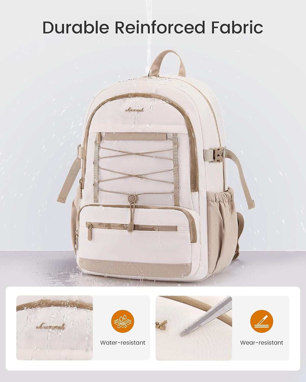 Detalle 2 de LOVEVOOK Rucksack Damen Laptop 17,3 Zoll