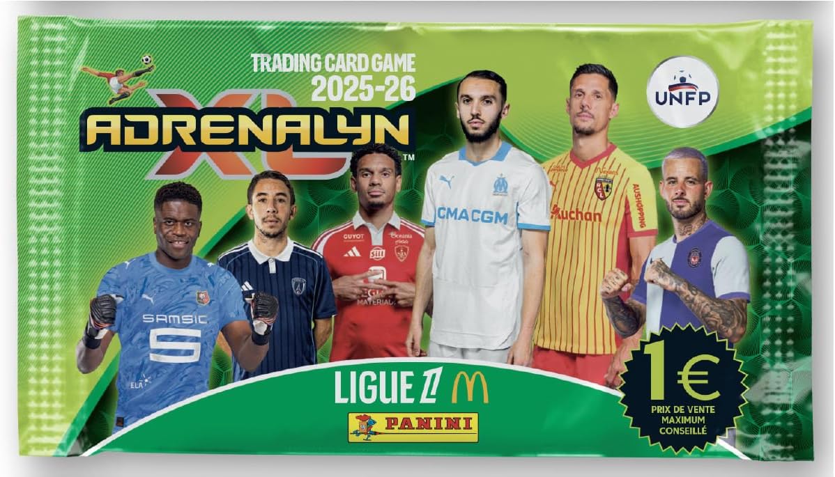 Thumbnail 4 de Panini Adrenalyn Ligue 1 McDonald's 2025-2026 Starter Pack (Raccoglitore + 4 tasche) - la tua prima collezione ufficiale