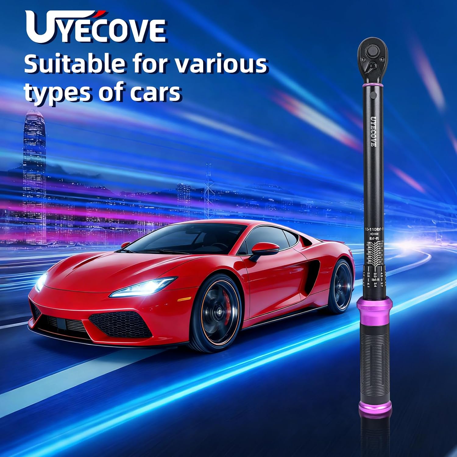 Thumbnail 6 de UYECOVE Click Torque Wrench, 3/8-Inch Drive